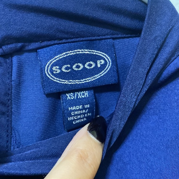 Scoop women’s blue peplum blouse - Picture 4 of 6